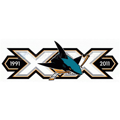 San Jose Sharks Iron-on Stickers (Heat Transfers)NO.318